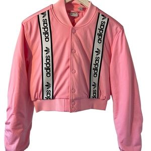 barbie pink Adidas jacket